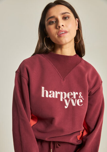 Harper & Yve Sweater bordeaux