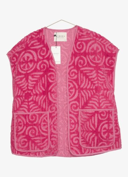 Sissel Edelbo Vida Velvet Blanket Vest roze