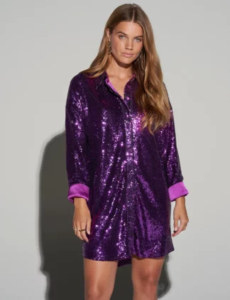 Harper & Yve Polly Dress purple