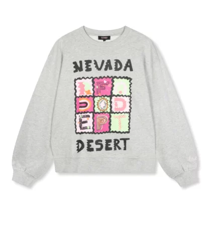Refined Department Smiley Sweater grey