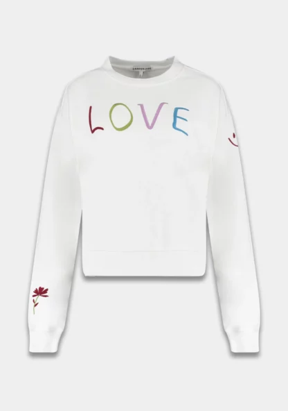 Harper & Yve LOVE Sweater off white