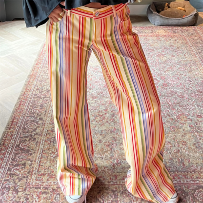 Leroy striped twill pants